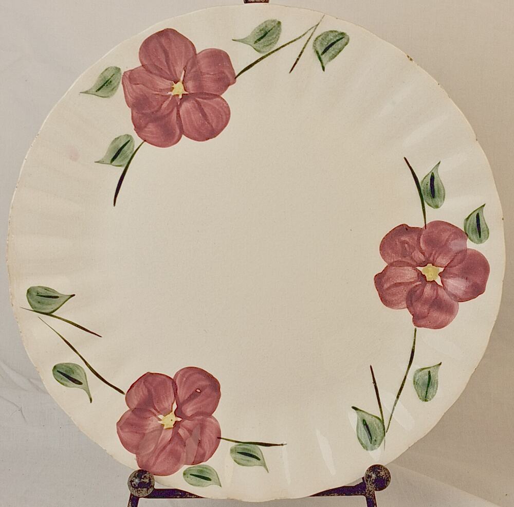 Vintage Blue Ridge Southern Potteries Red Hill Dinner Plate Colonial Shape 10.4"